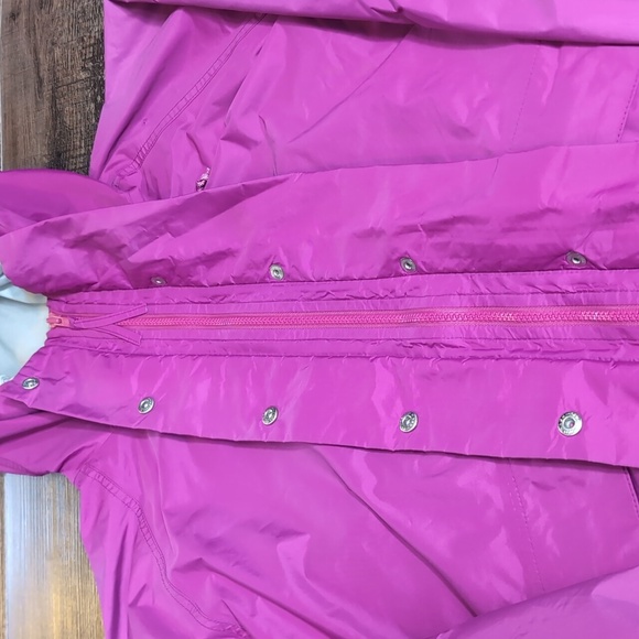 Vintage L.L. Bean GORETEX Soft Shell Waterproof Hooded Jacket Size Large in Pink - Picture 5 of 14